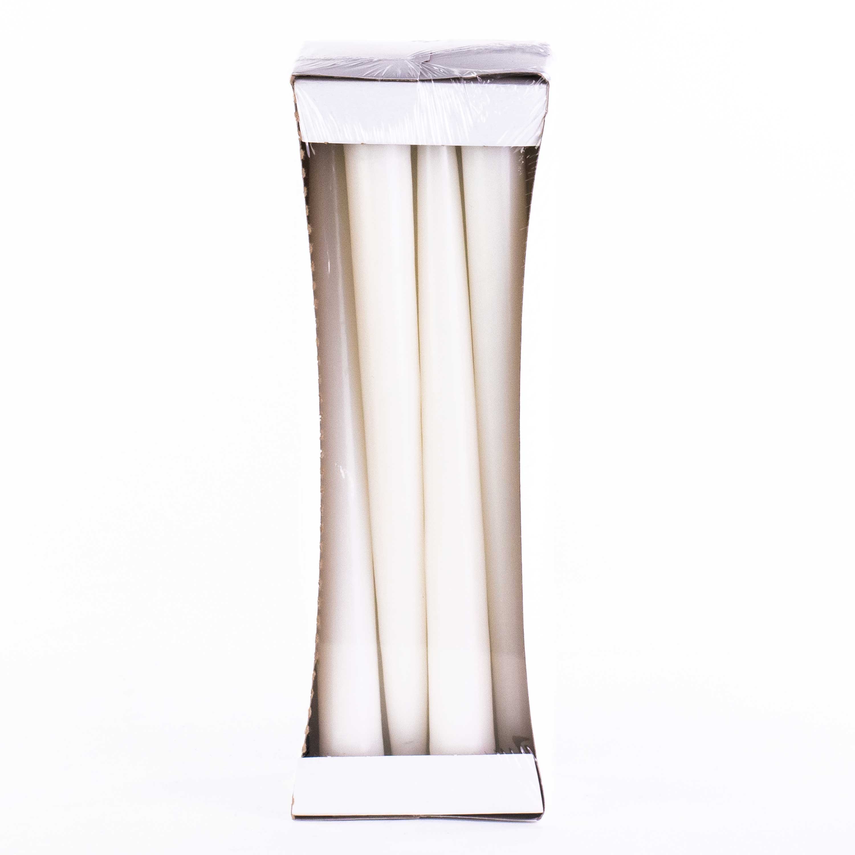 White Candle 25 cm / 10 '' x12