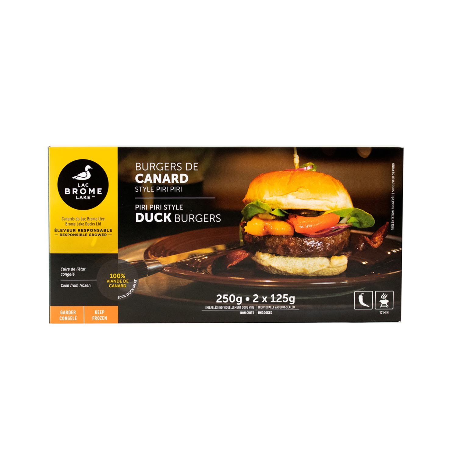 Piri Piri Style Duck Burgers 125 g x2