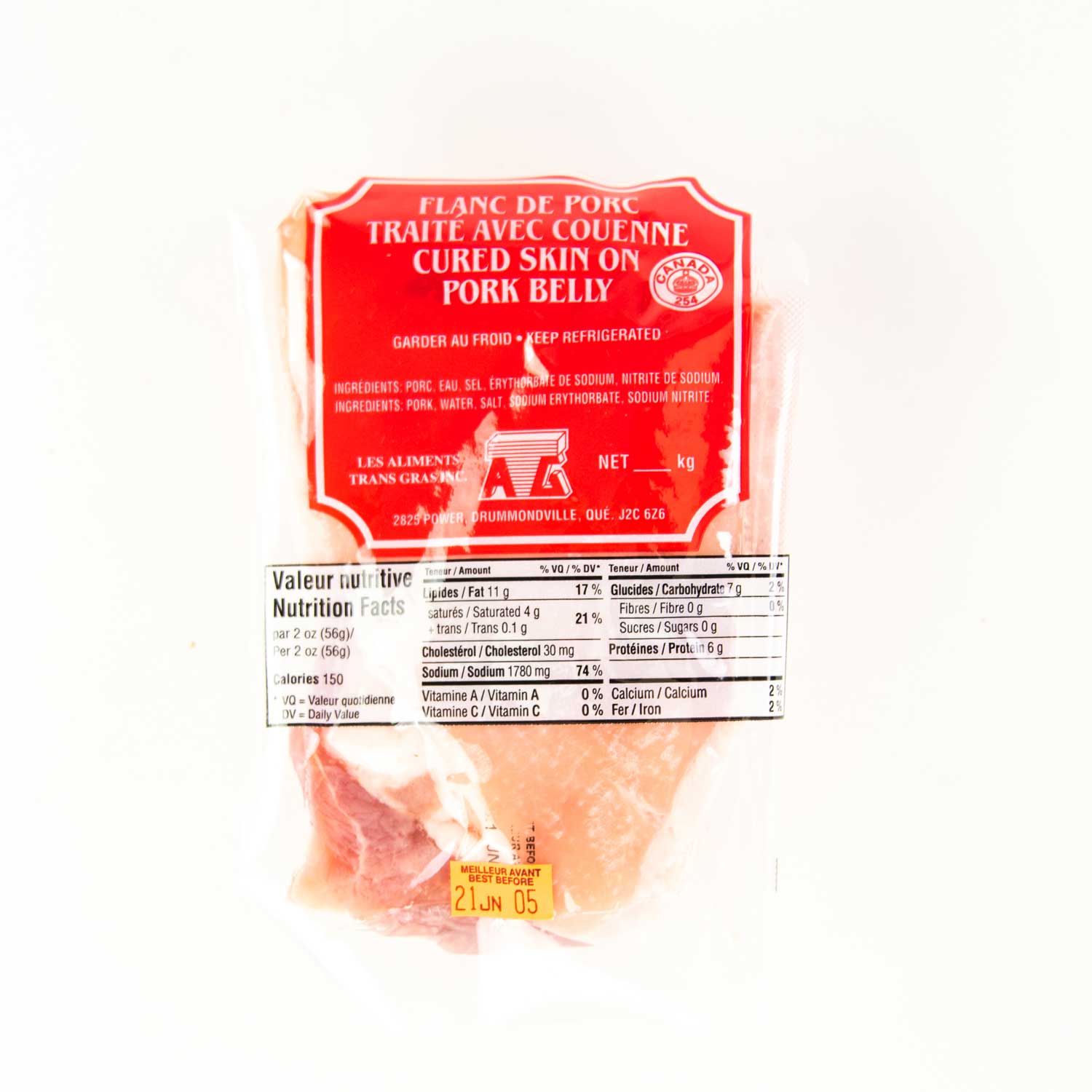 Salted Streaked Pork Flank