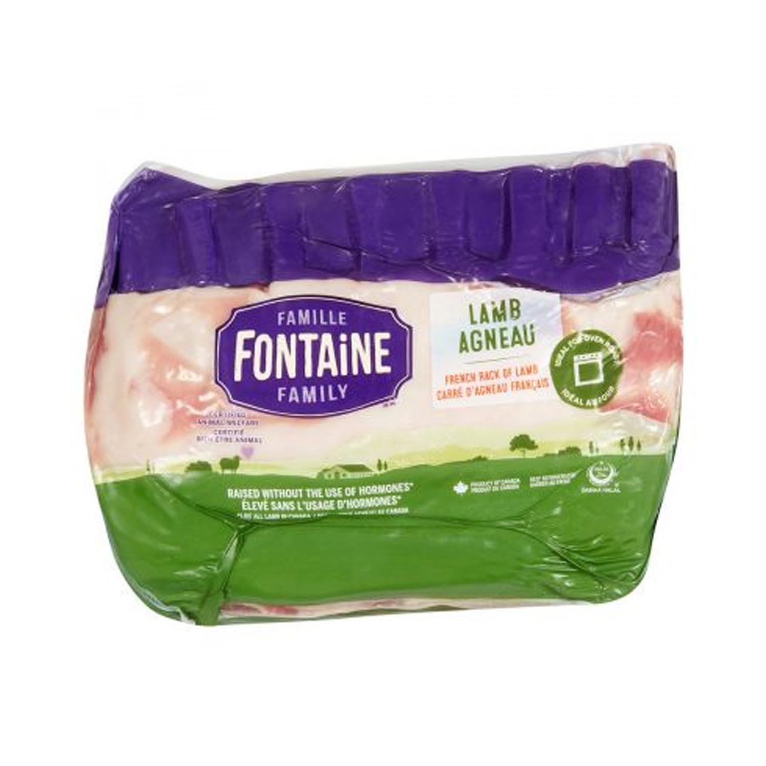 French Rank of Lamb from Quebec 500 g 
