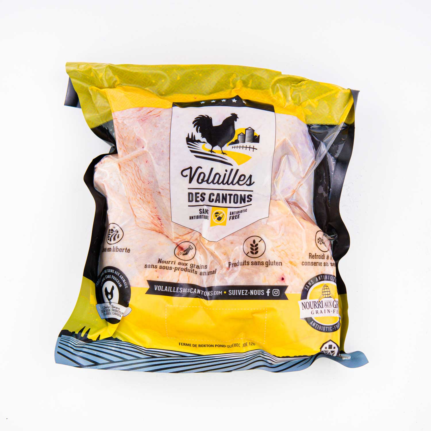 Under Vaccum Chicken Leg with Back