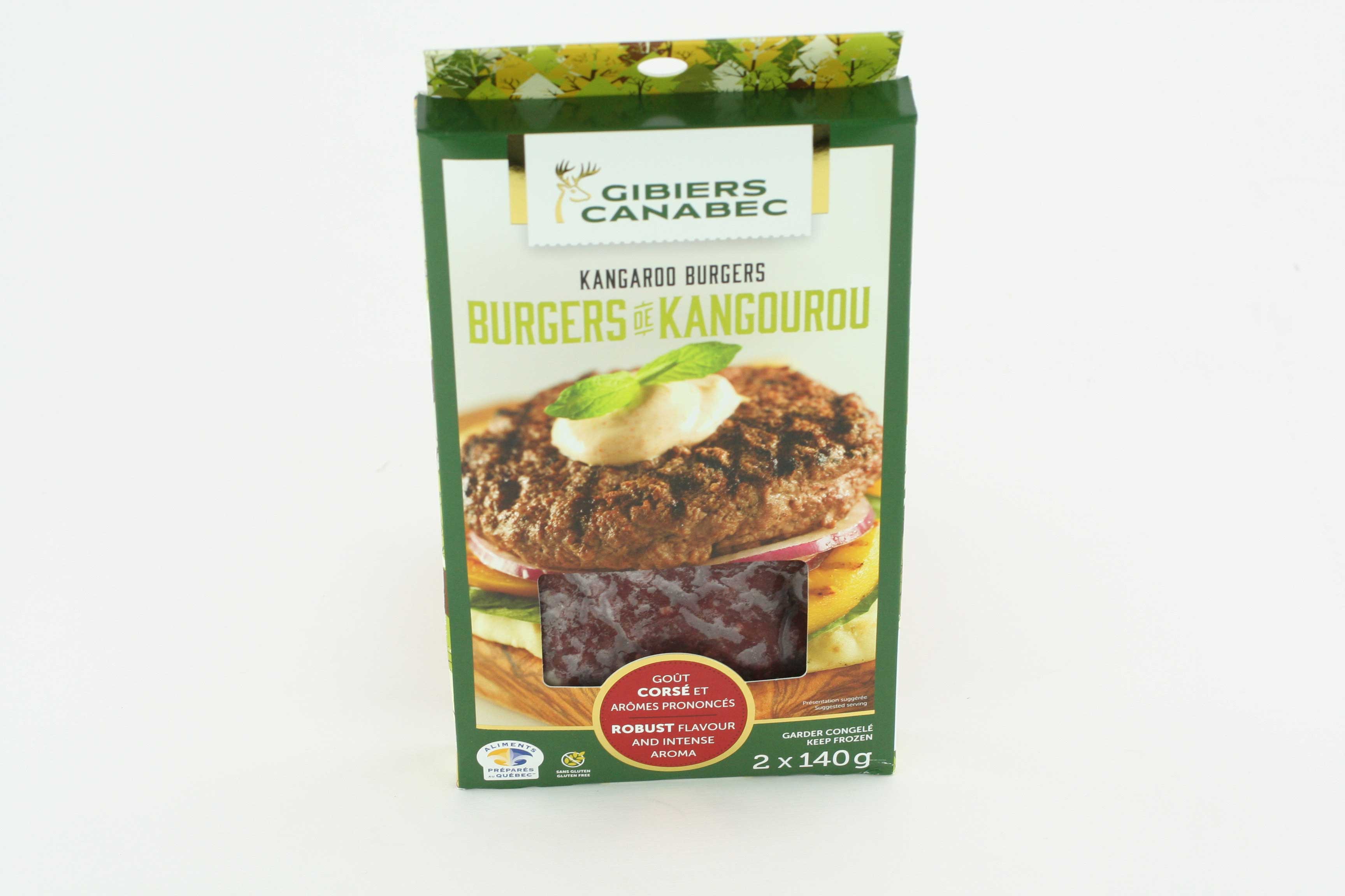 Frozen 100% Kagouroo Burger 140 g x2