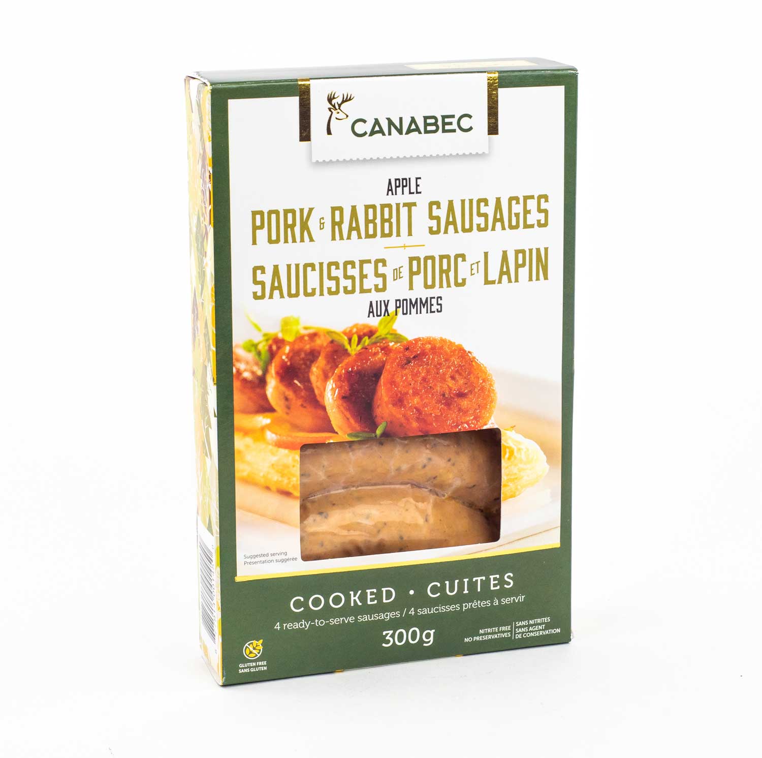 Apple Pork & Rabbit Sausages 300 g