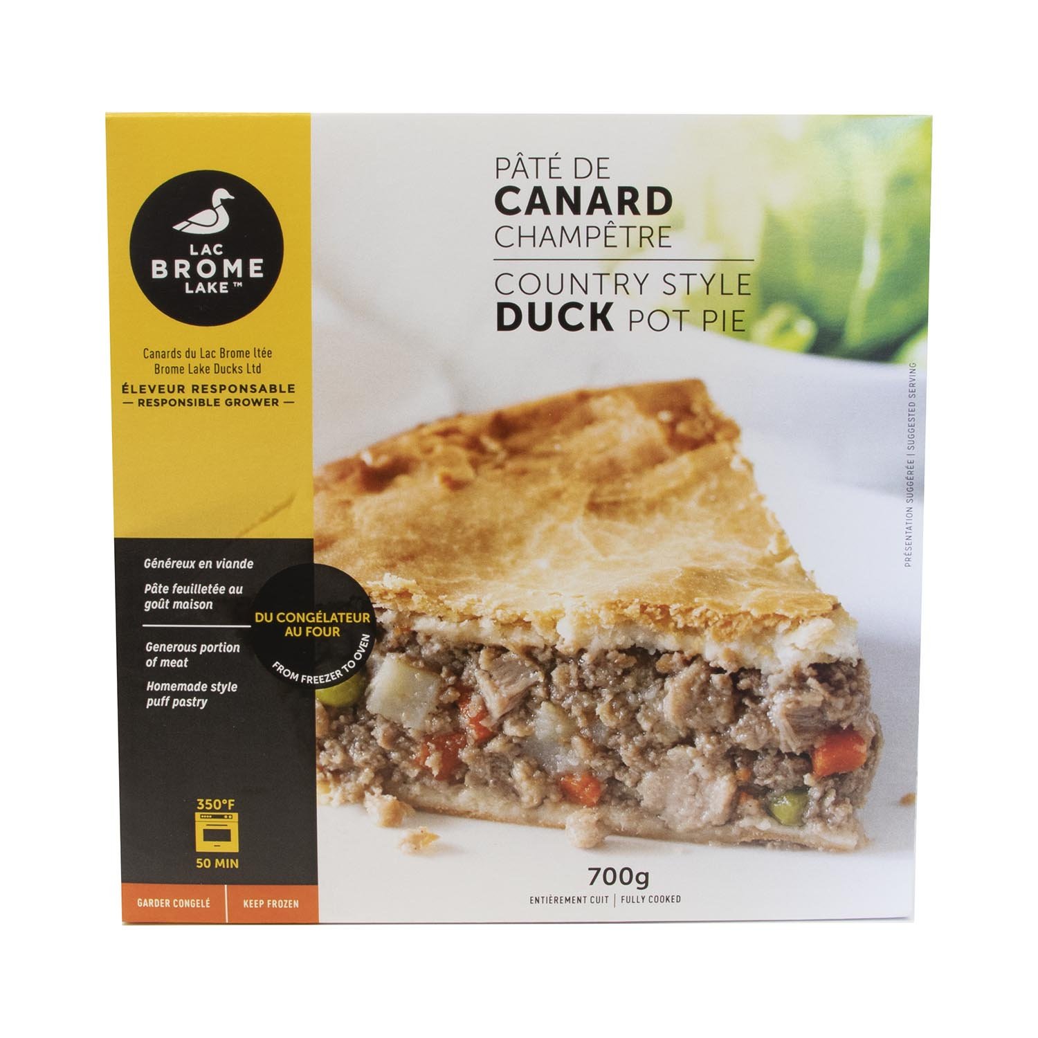 Frozen Country Style Duck Pot Pie 700 g