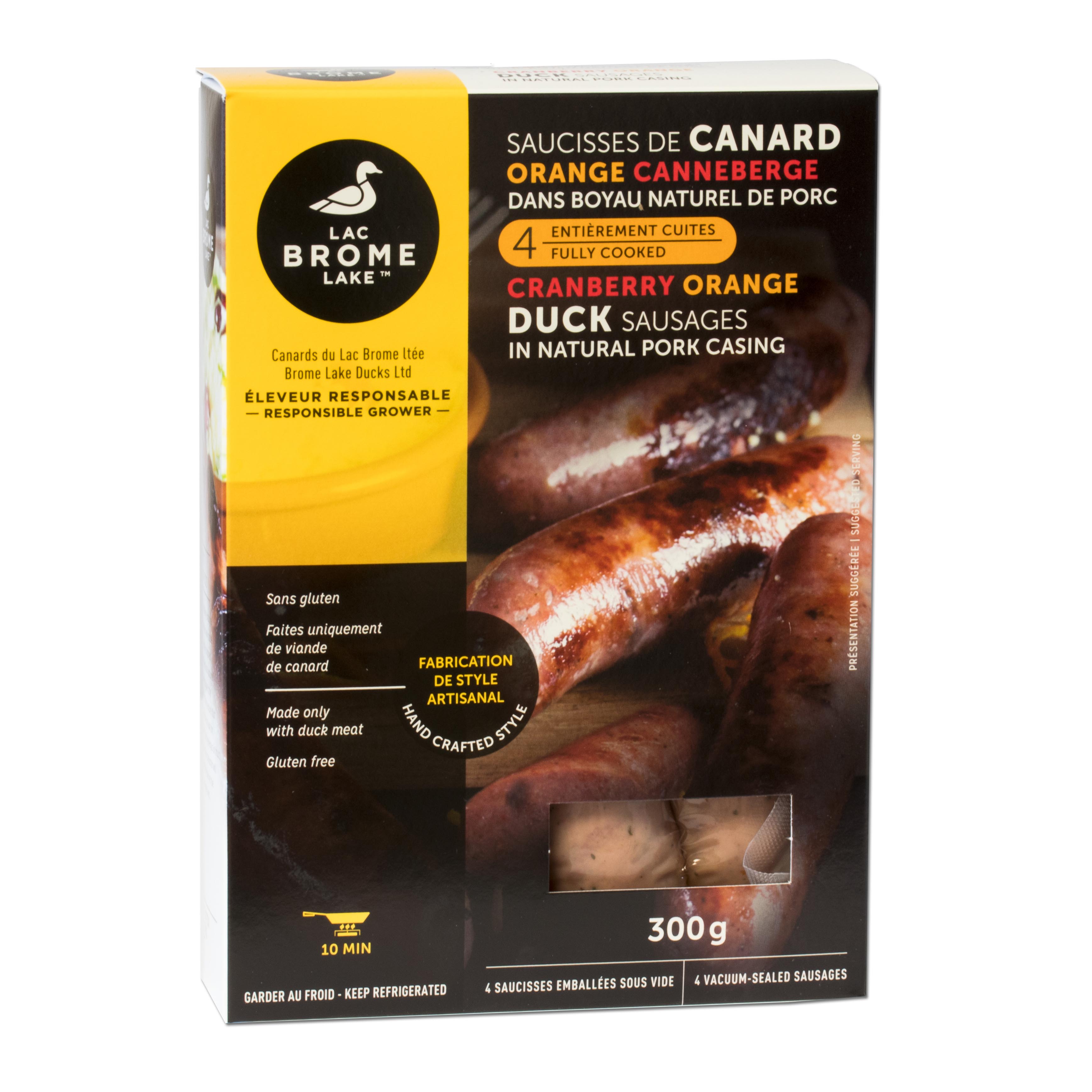 Cranberry Orange Duck Sausage x4