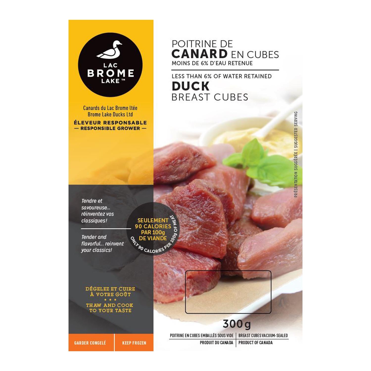 Frozen Duck Breast Cubes 300 g