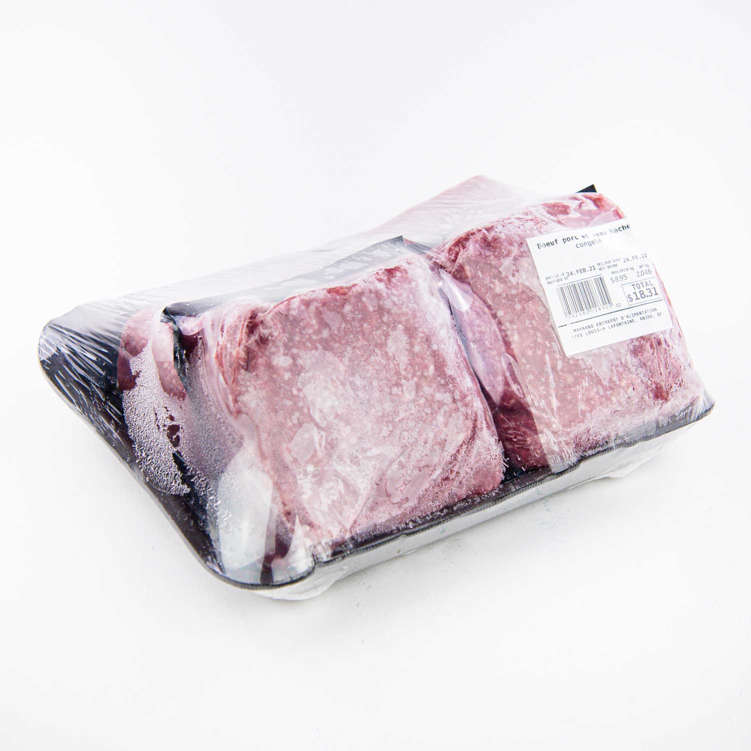 Frozen Ground Veal Pork Beef 4 x 500 g