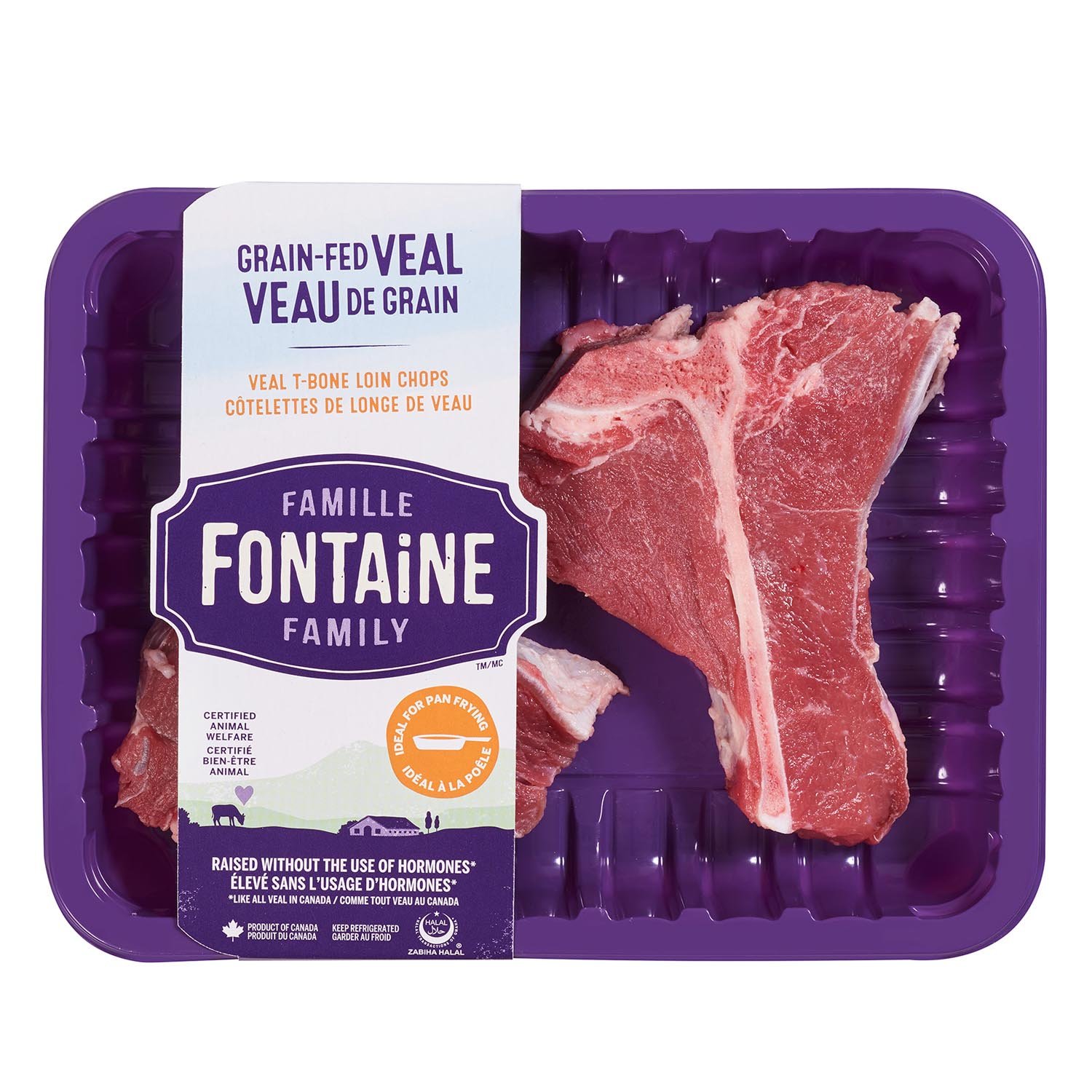 Veal T-Bone Loin Chops 550 g