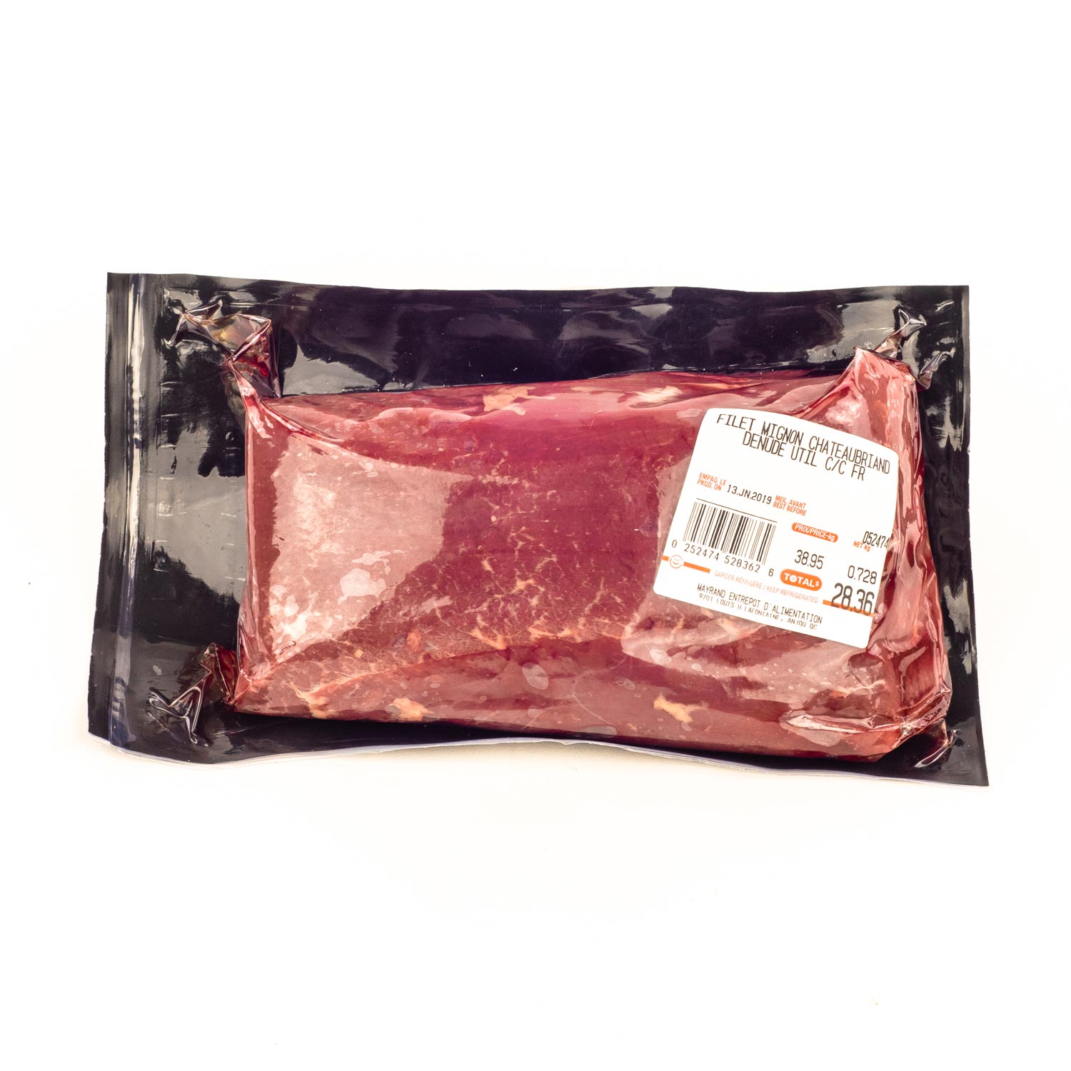Beef Filet Mignon Chateaubriand Tenderloin