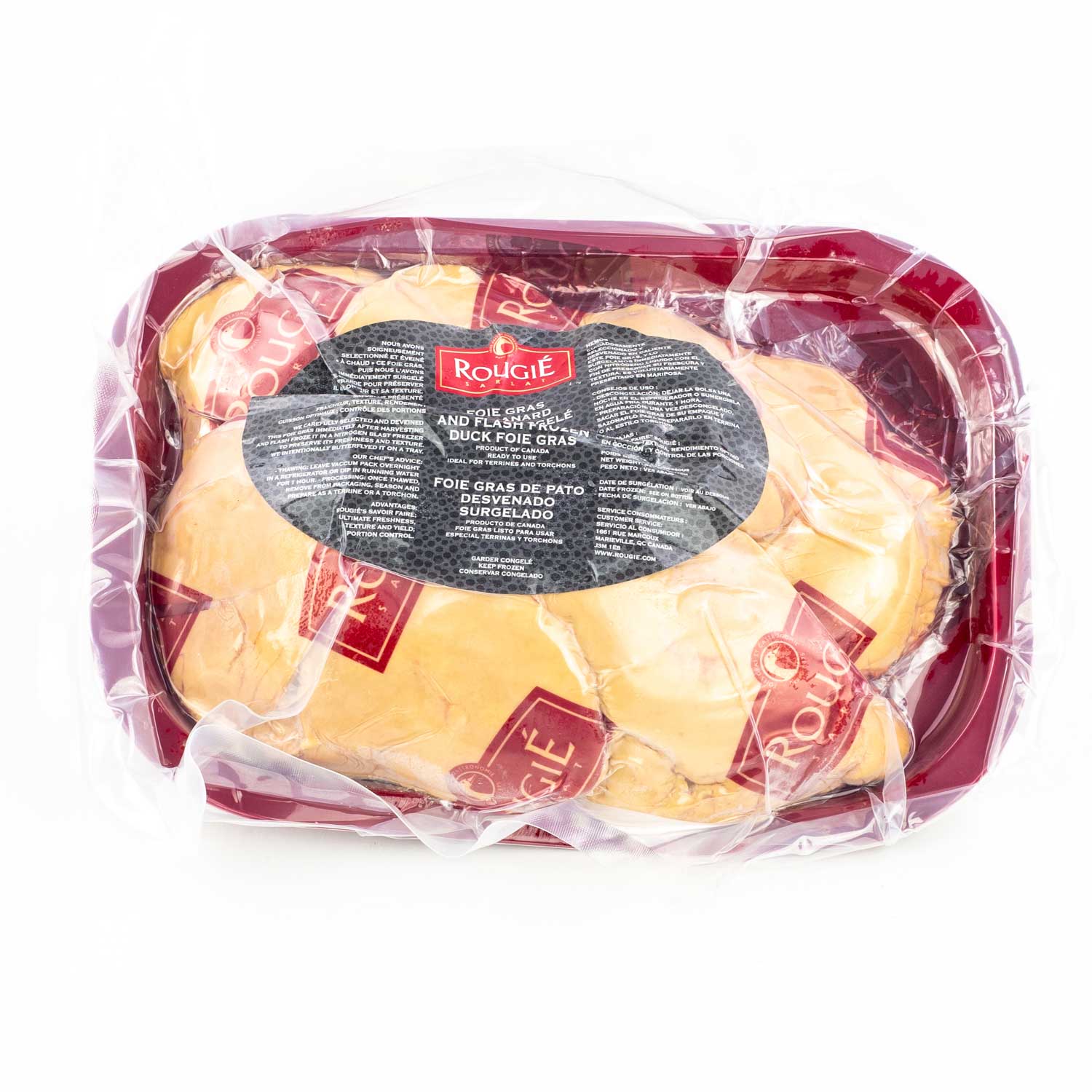 Frozen Mulard Duck Foie Gras 500 g