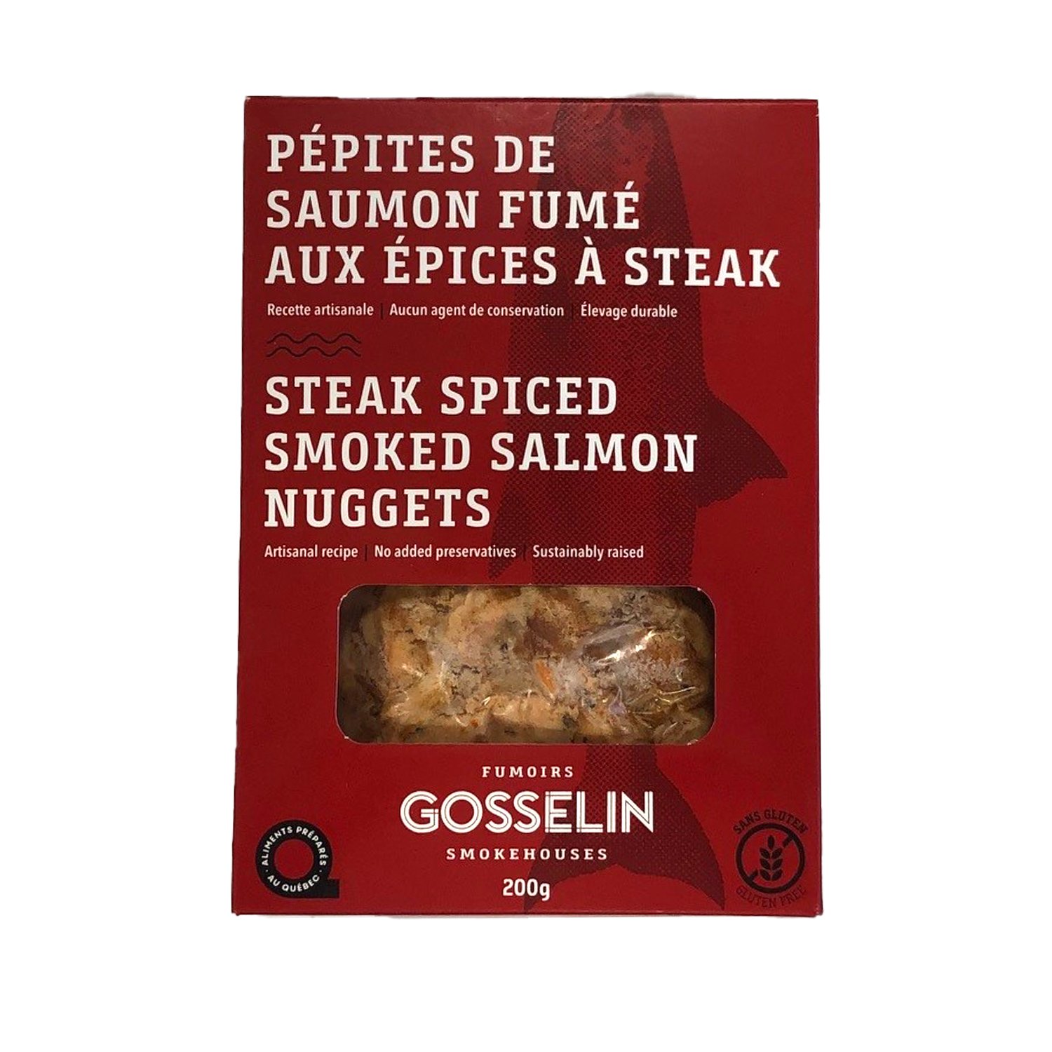 Frozen Spicy Smoked Salmon Bites 200 g