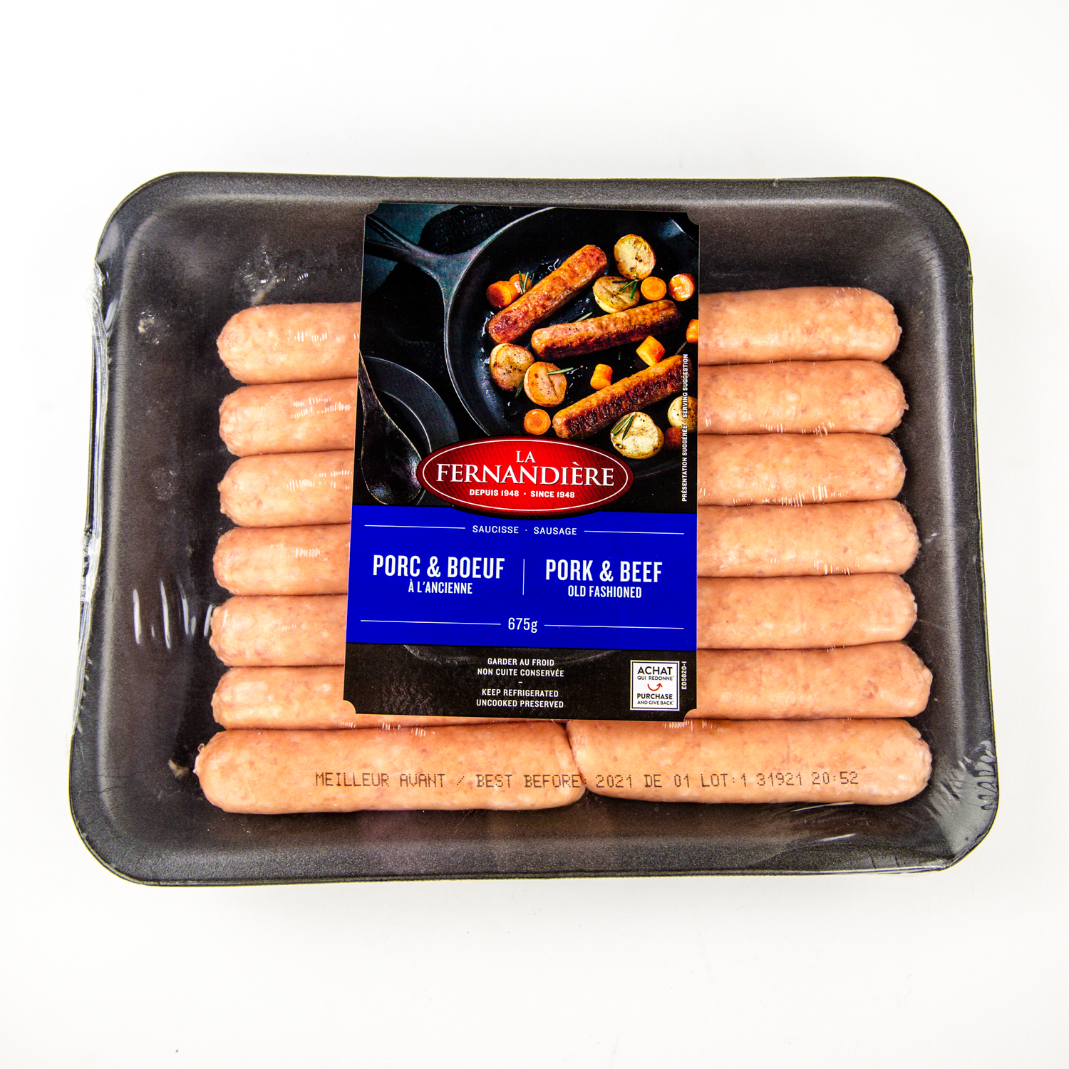 Pork and Beef Sausage 675 g