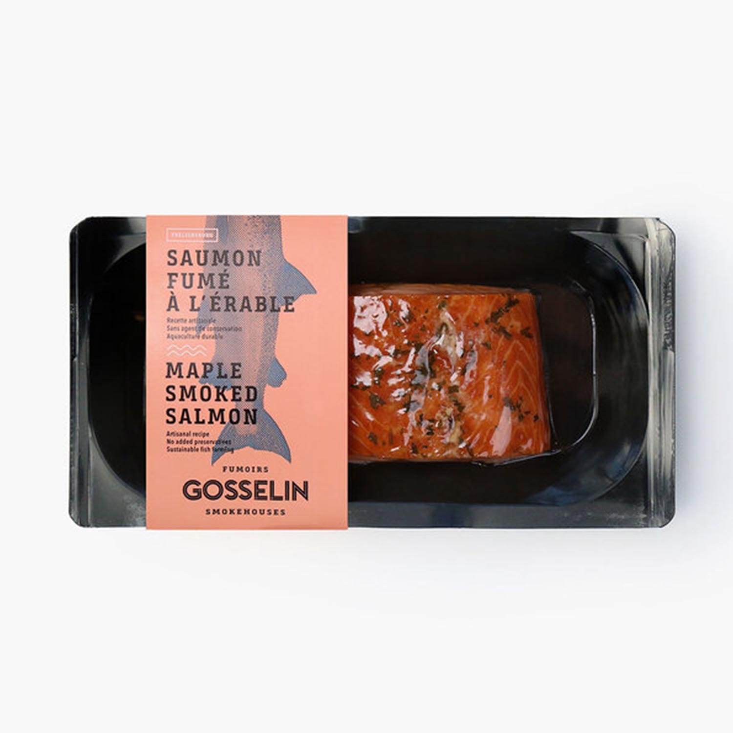 Frozen Maple Smoked Salmon Steak