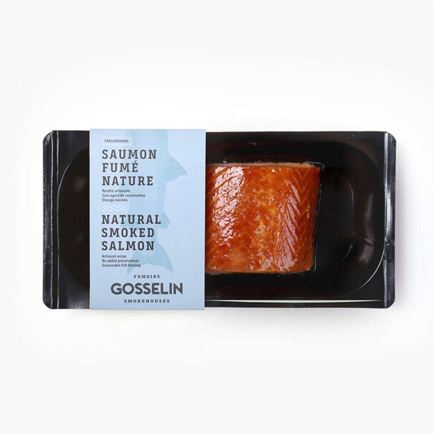 Frozen Plain Smoked Salmon Steak 140 g