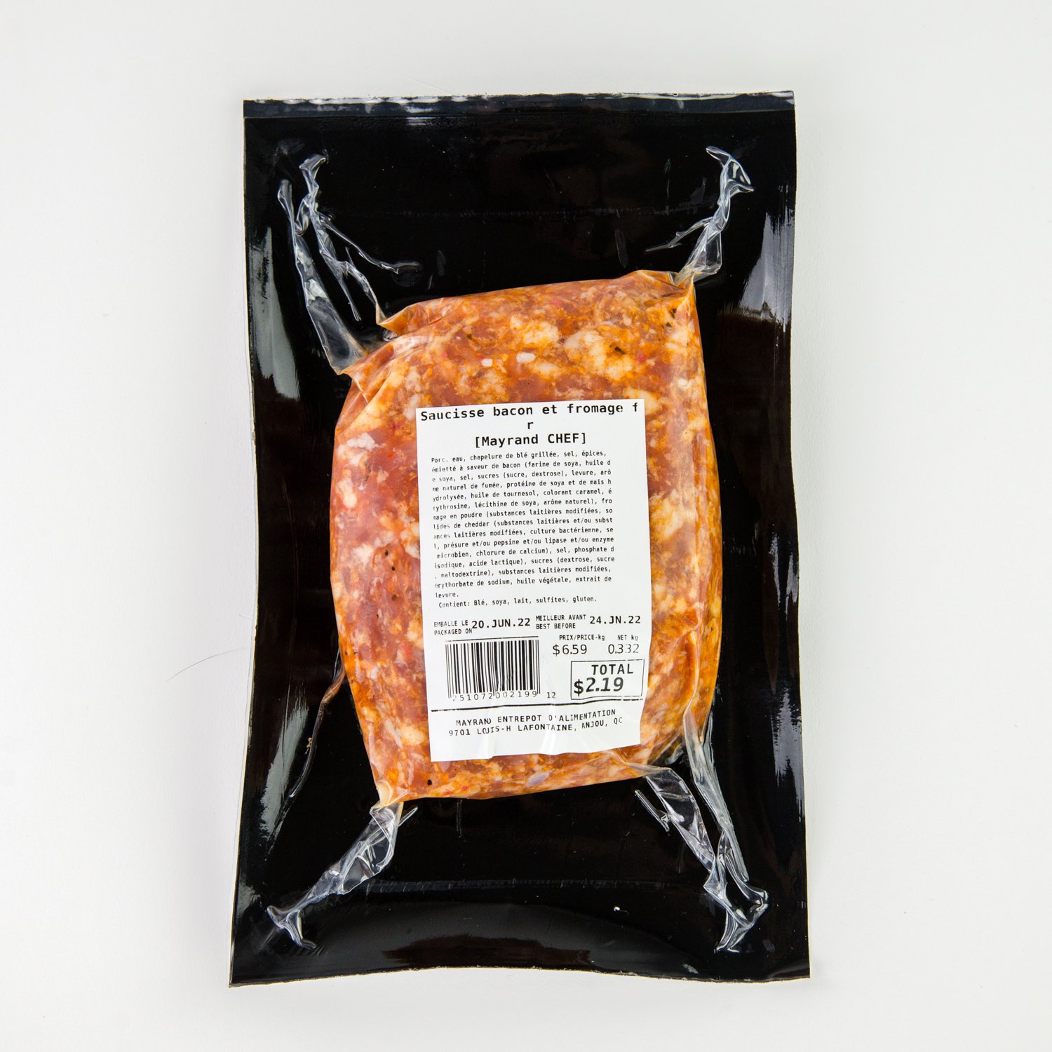 Bacon and Cheese Sausage Meat
