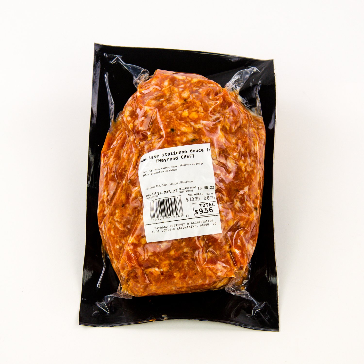 Mild Italian Sausage Meat