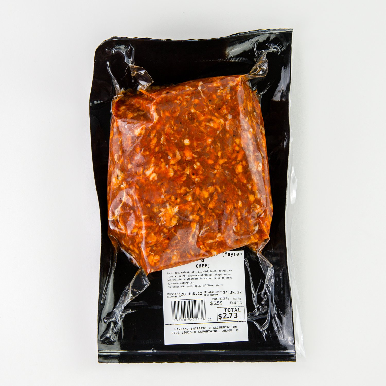 Chorizo Sausage Meat