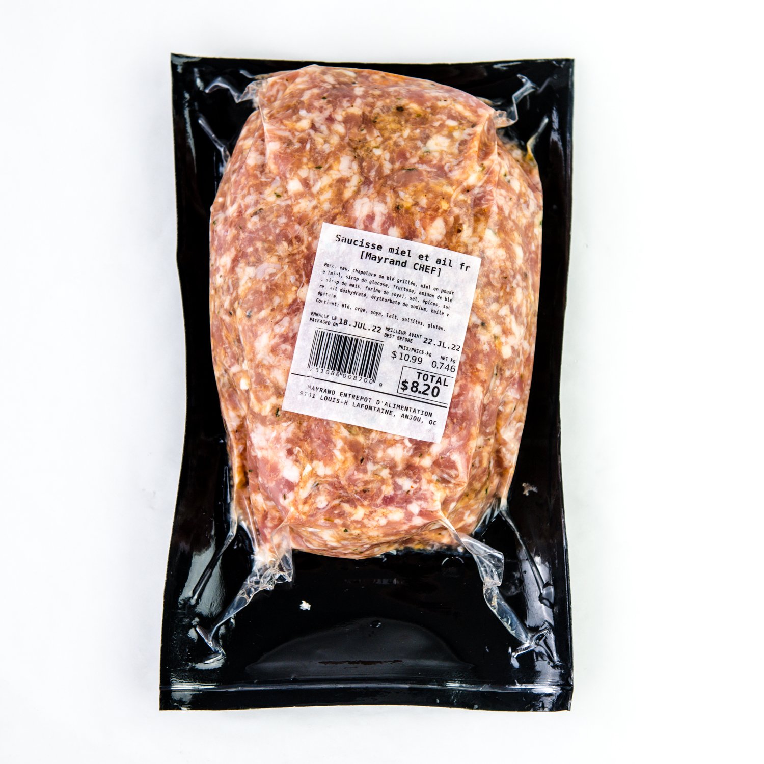 Honey and Garlic Sausage Meat
