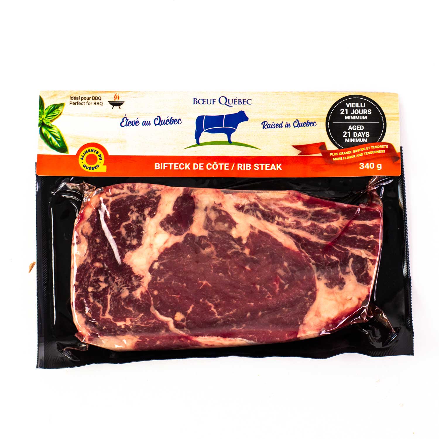 Beef Rib Steak from Quebec 340 g