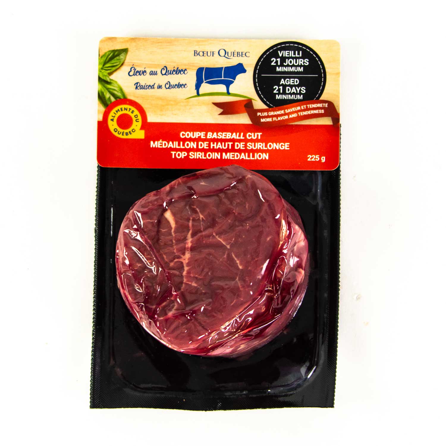 Beef Top Sirloin Medallion 225 g