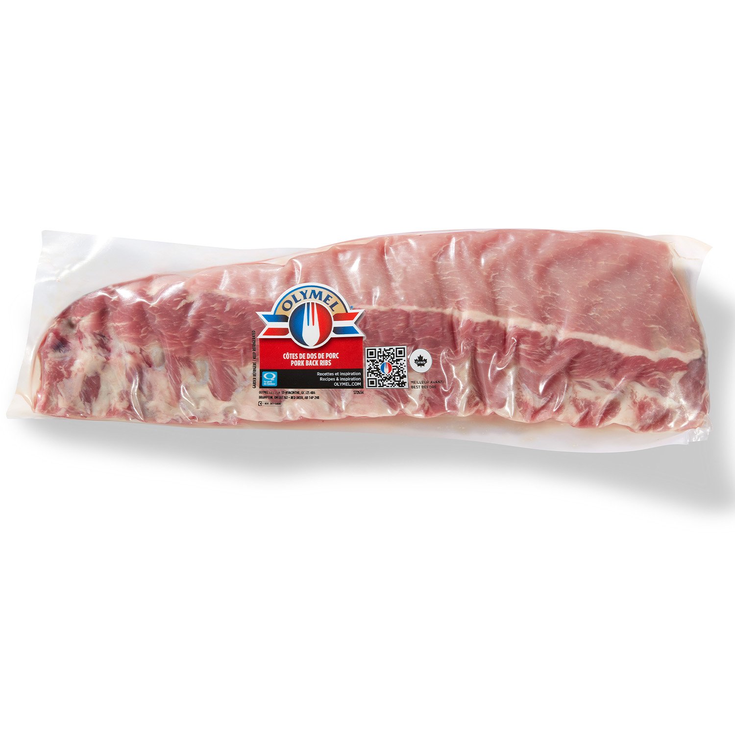 Fresh Vacuum-seal Back Pork Ribs