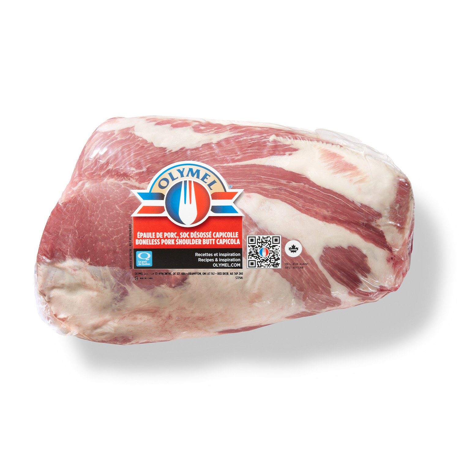 Vacuum-Sealed Boneless Pork Shoulder Butt
