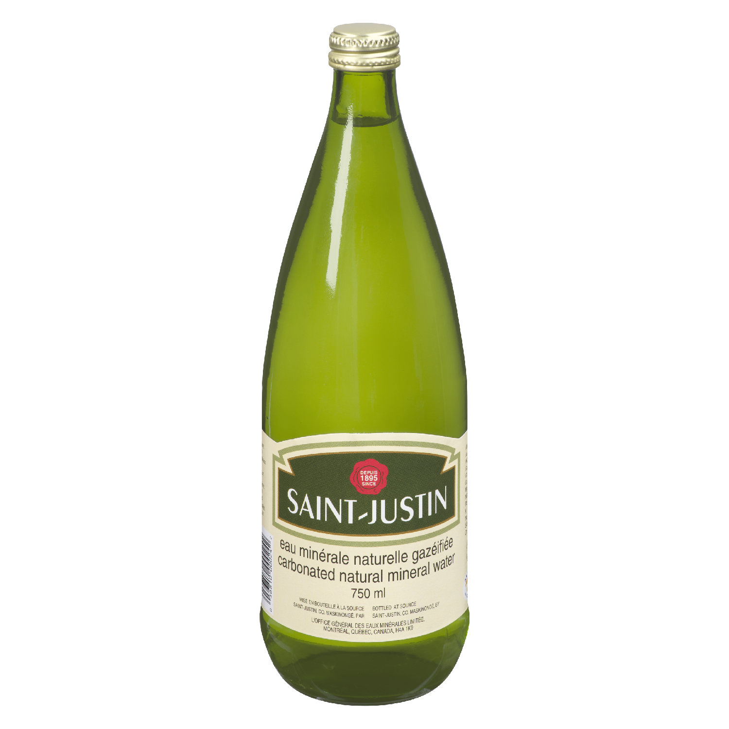 Carbonated natural mineral water 12x750ml