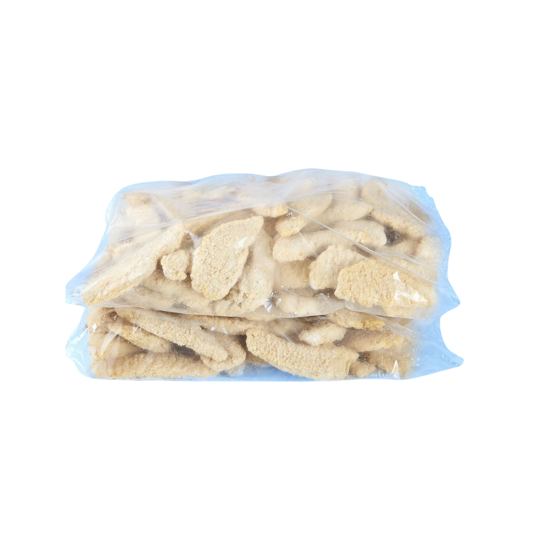 Assorted Frozen Raw Breaded Chicken Breast Strip 2kg