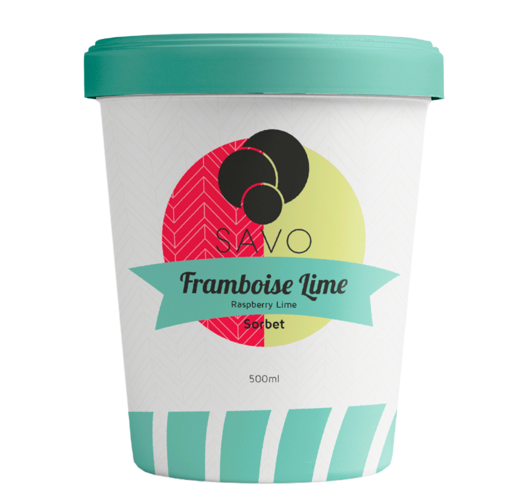 Raspberry Lime Sorbet 500 ml
