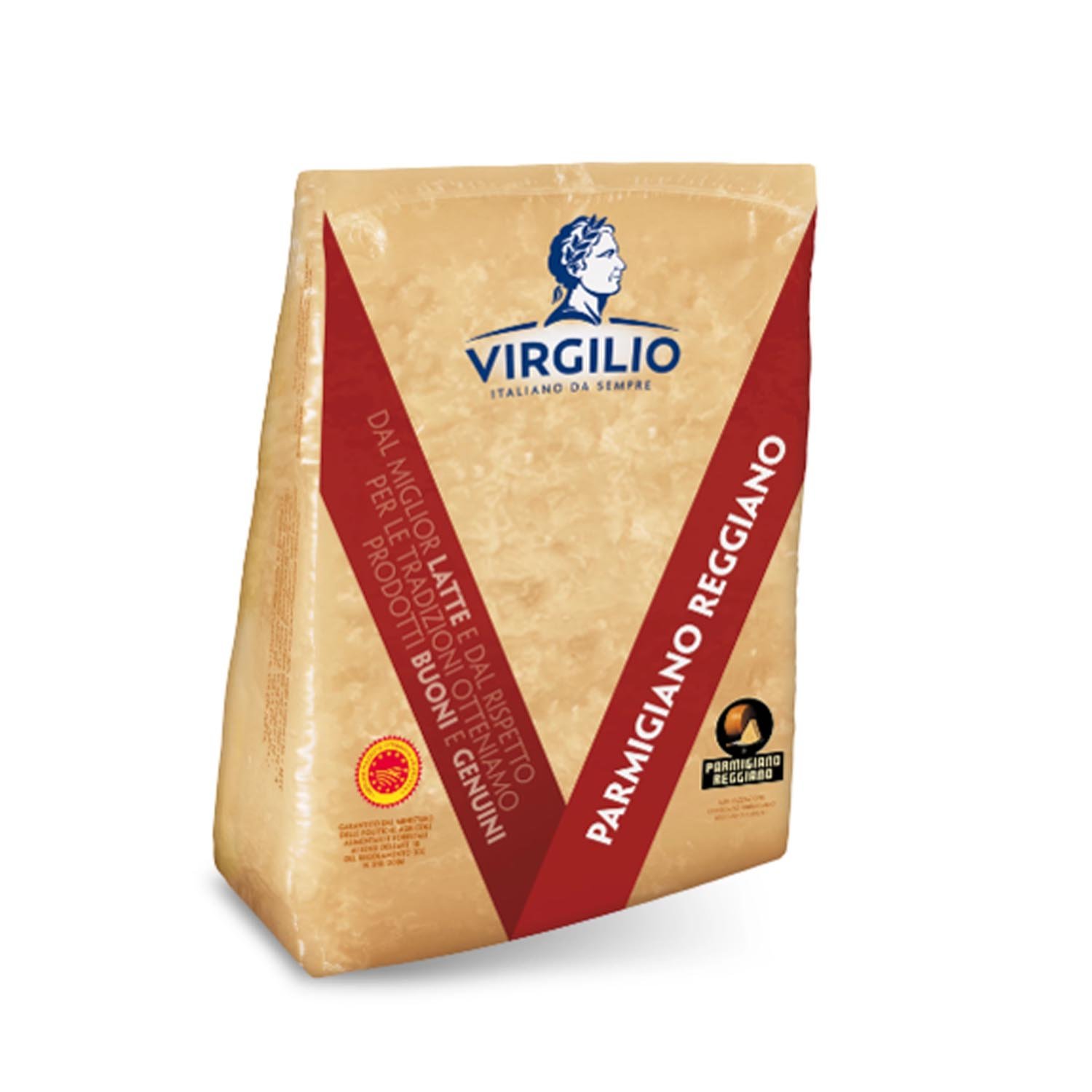 DPO Certified Reggiono Parmesan Cheese 24 Months 1/8 Cut
