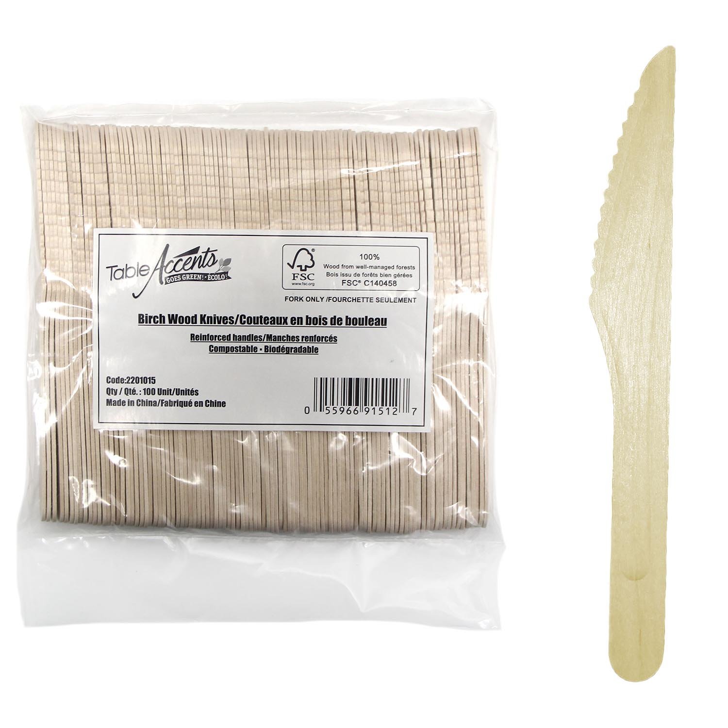 Birch Wood Knife x100