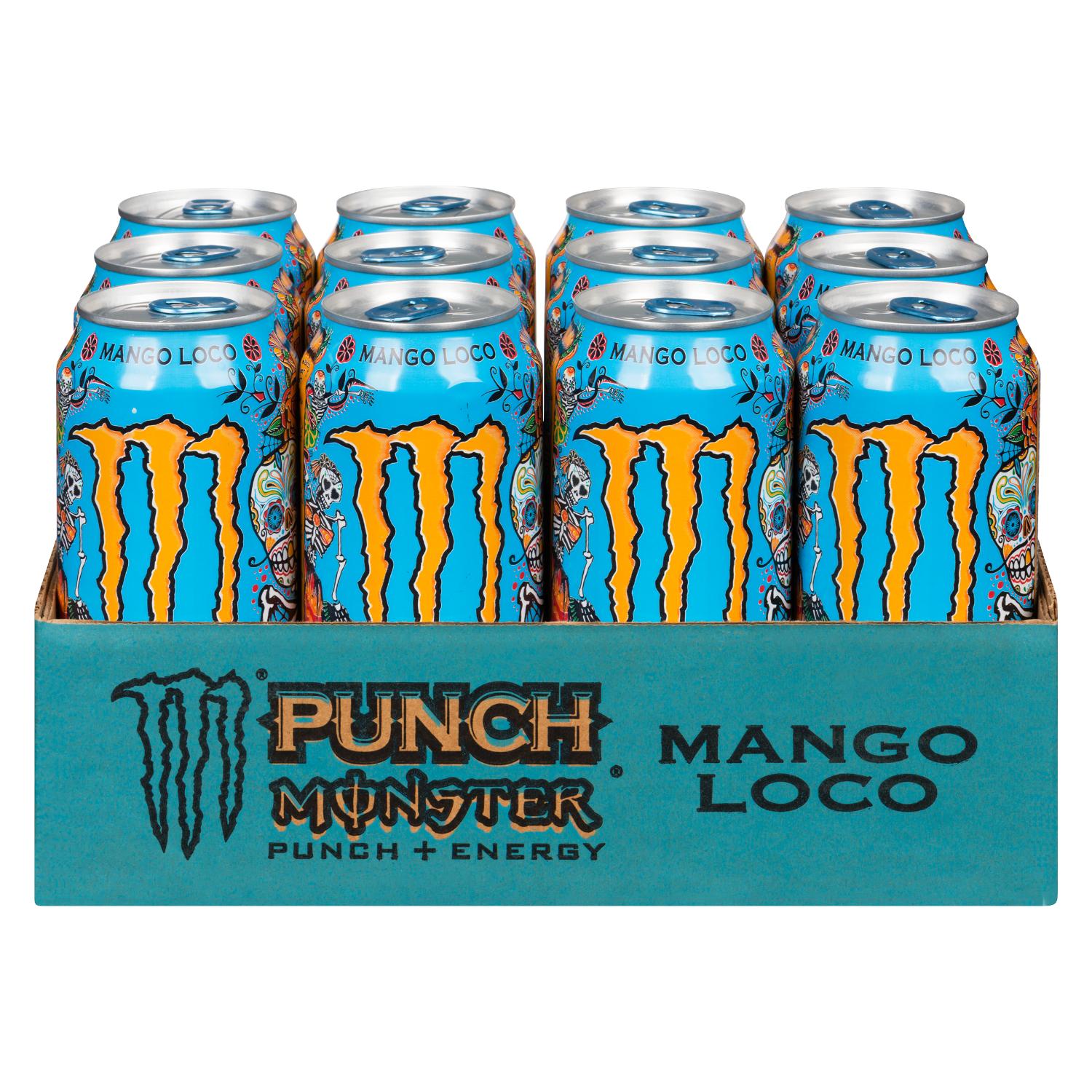 Mango Loco Energy Drink 473 ml x 12