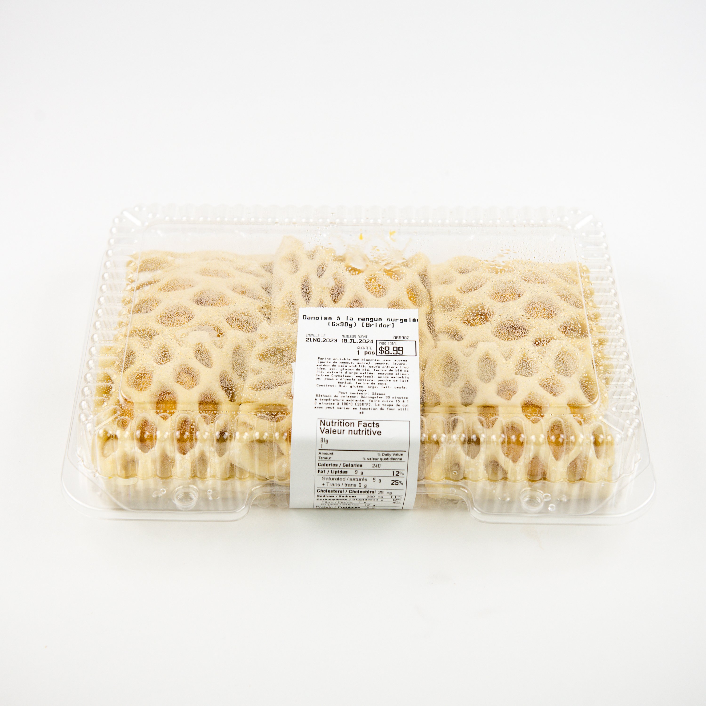 Frozen Mango Danish 6x90g