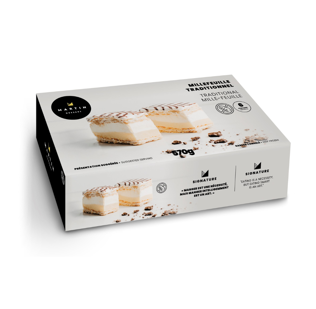 Frozen Traditionnel Millefeuille Cake 570 g