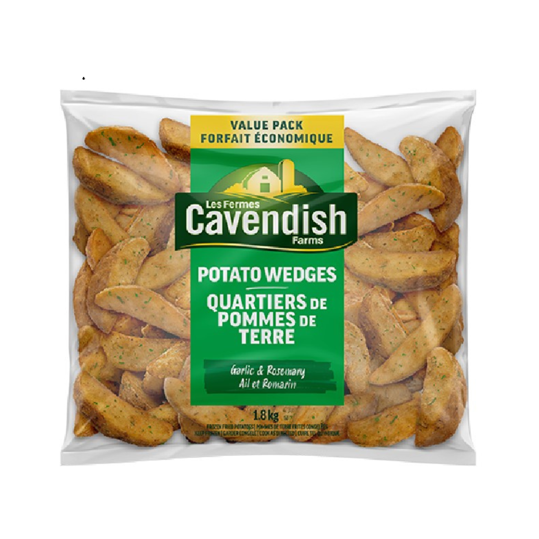 Garlic And Rosemary Potato Wedge 1,8 kg