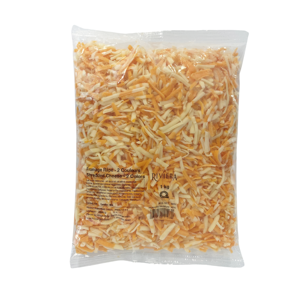 Grated 2 Colours Cheese 1 kg