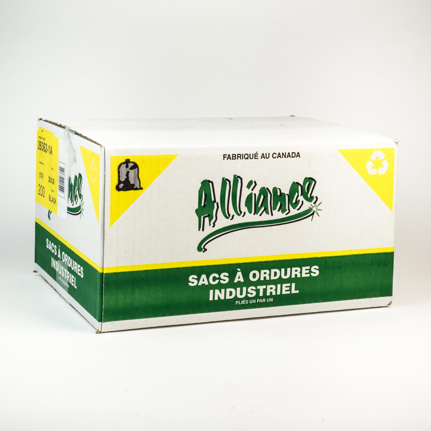 Strong Black Garbage Bag 26 po x 36 po x200-secondary-image