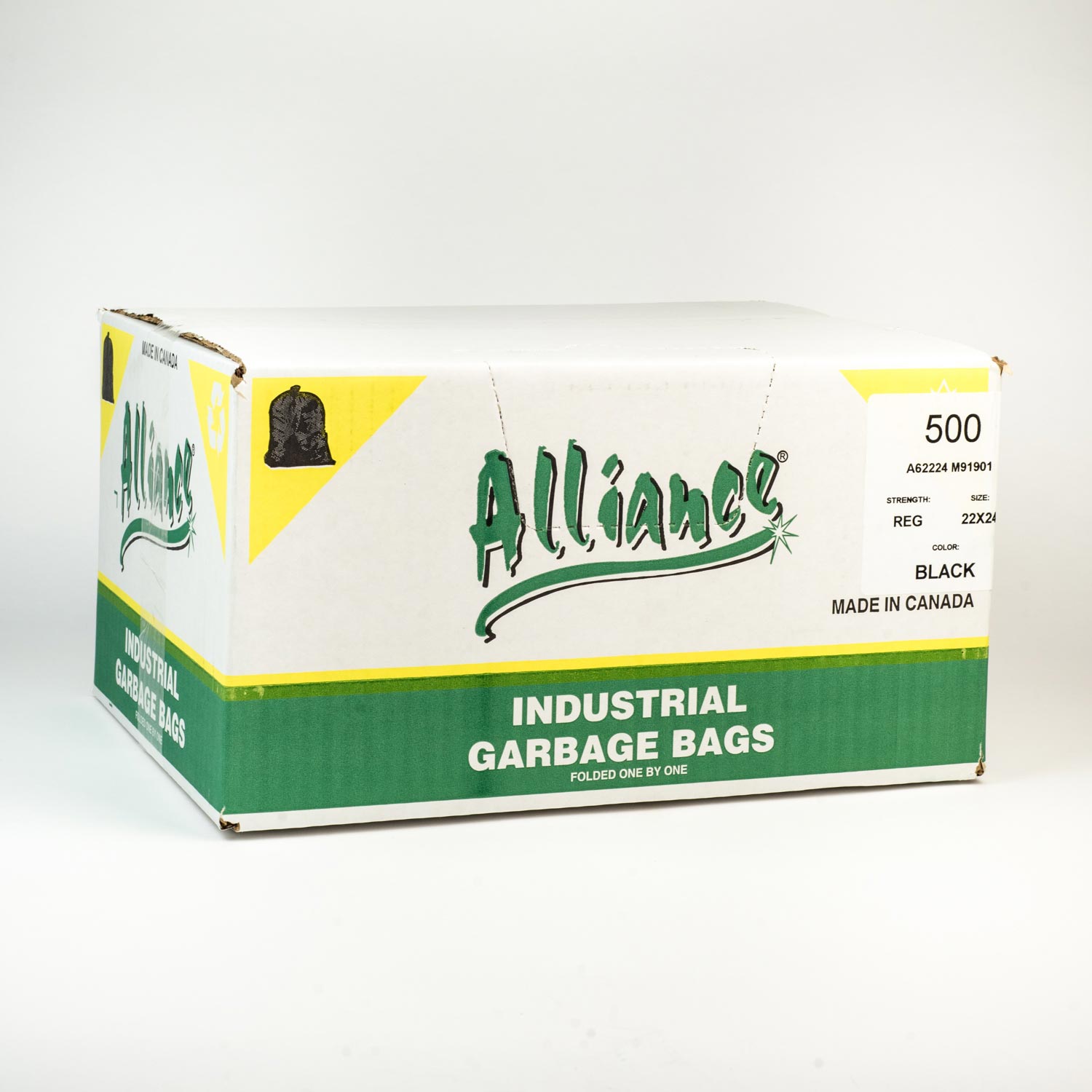 Regular Black Garbage Bags 22 po x 24 po x 500-secondary-image