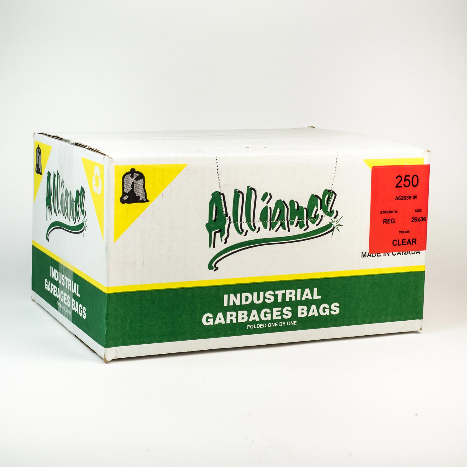 Clear Regular Garbage Bag 26 po x 36 po x250-secondary-image