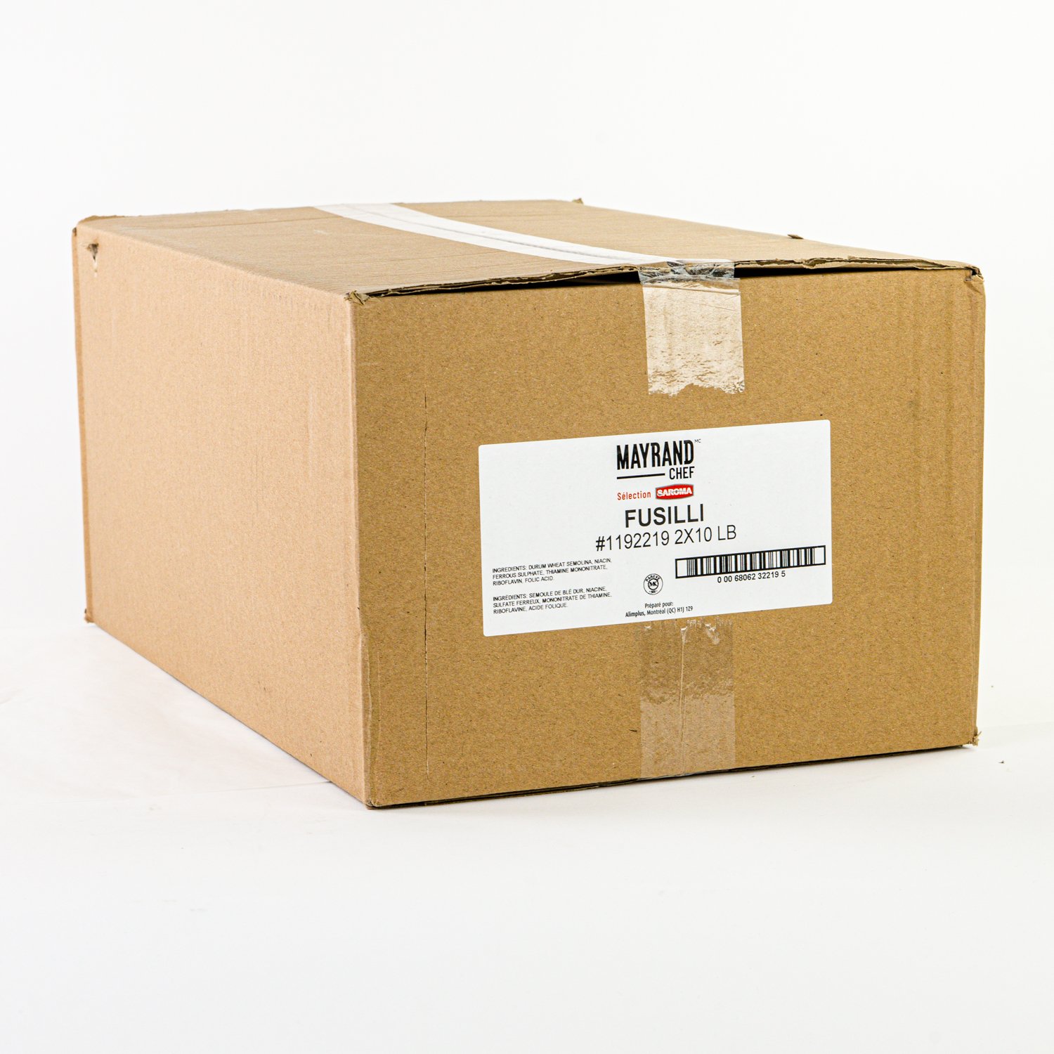 Pâtes fusilli 20 lb-secondary-image