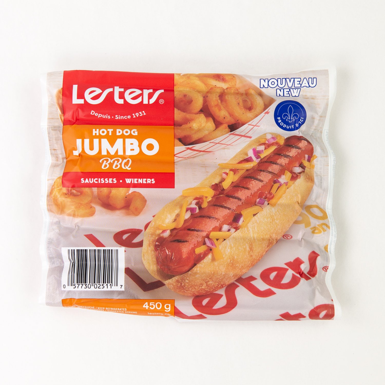 Saucisses BBQ jumbo 450 g