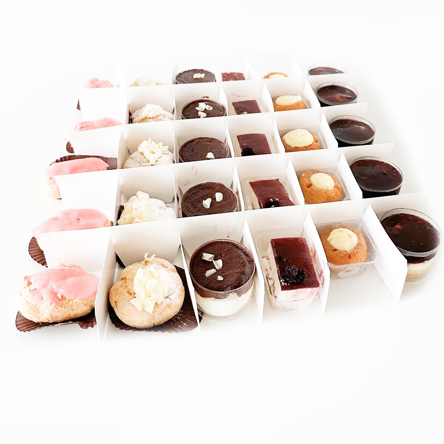 Mini desserts assortis congelés