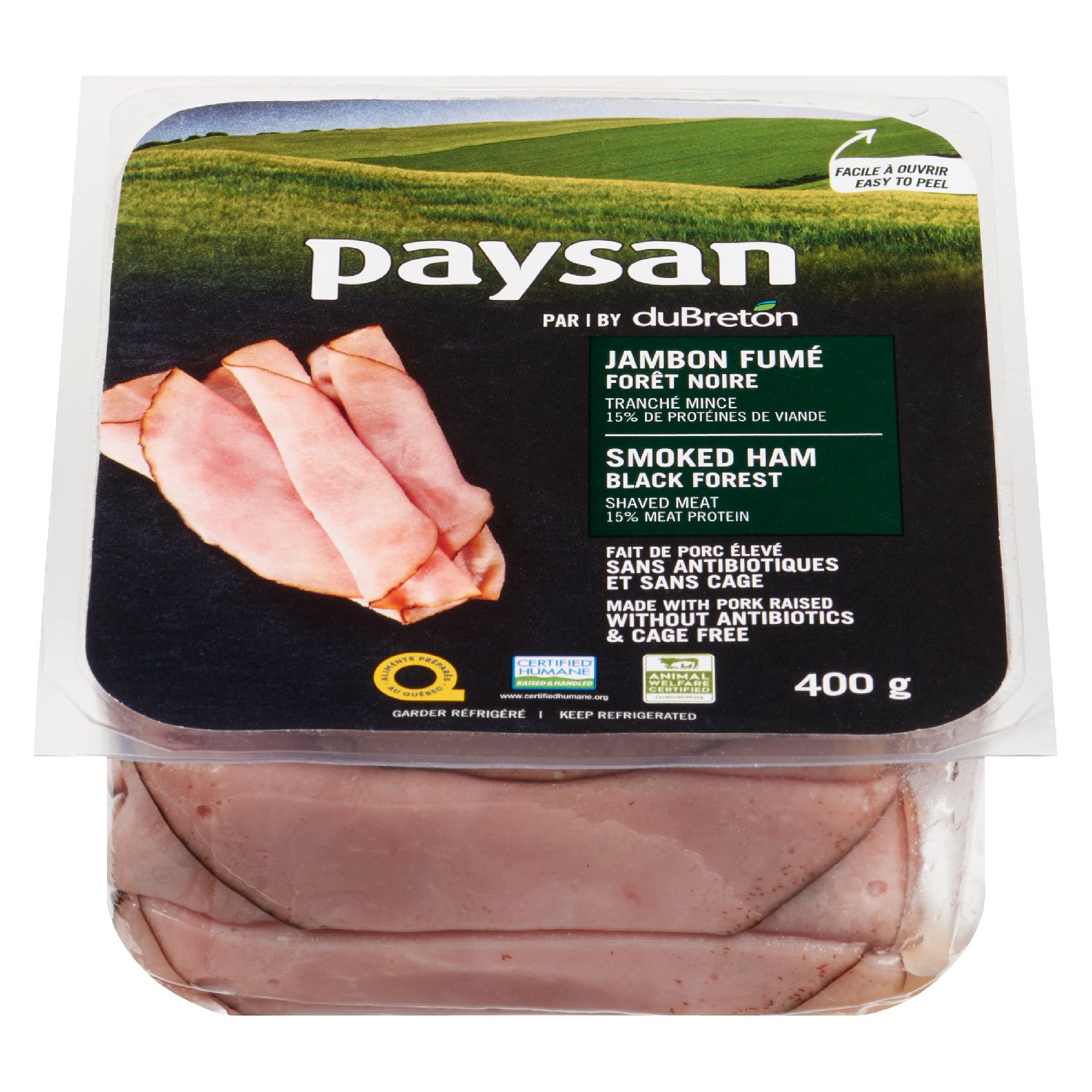 Jambon fumé 400 g