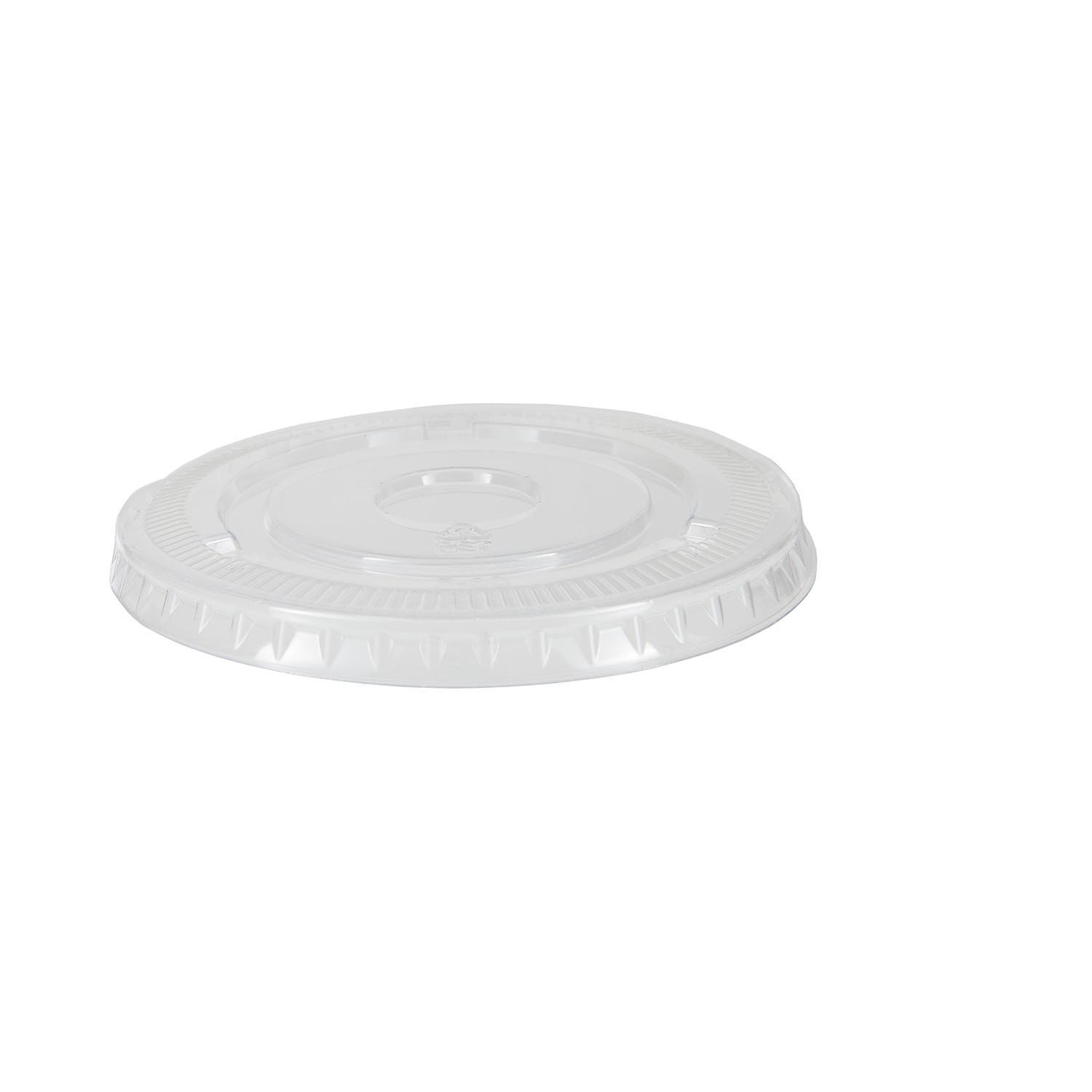 Couvercle plastique PET plat 16-20-24 on x50
