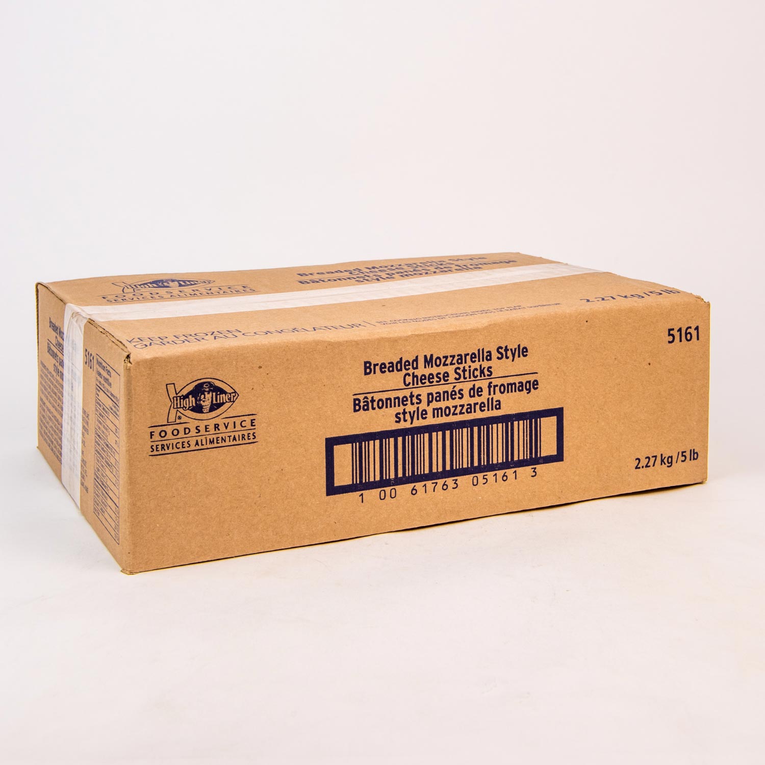 Bâtonnet de mozzarella pané 5 lb