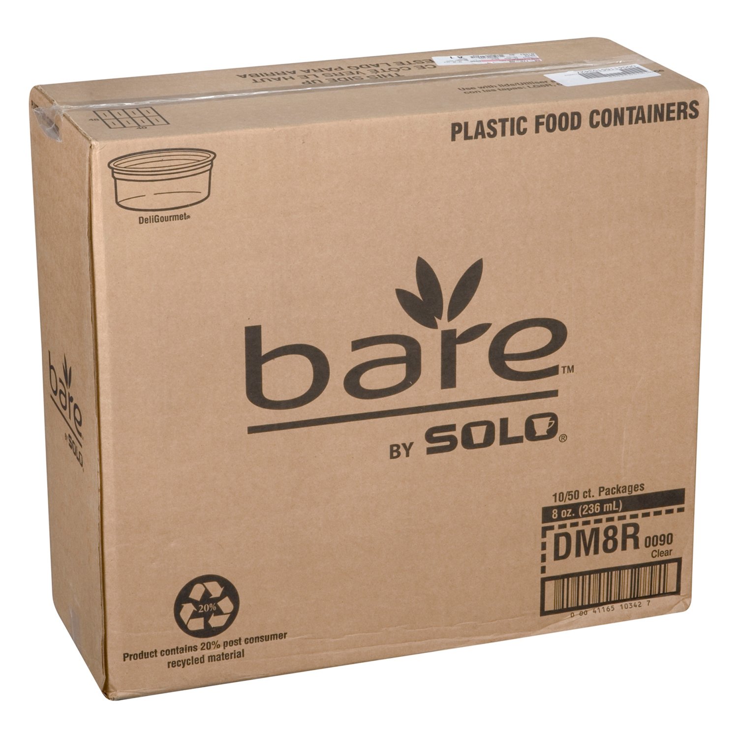 Contenant alimentaire plastique RPET 8 on x50-tertiary-image
