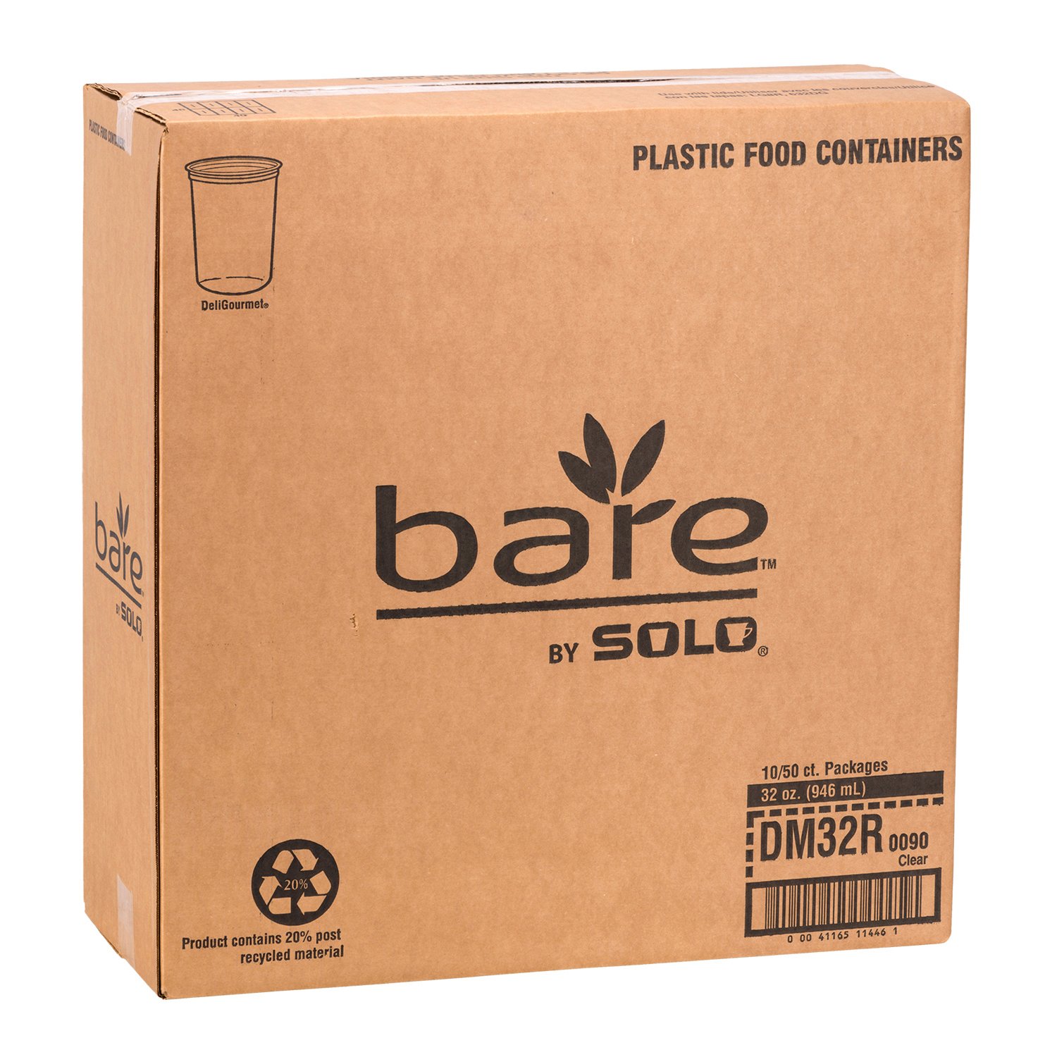 Contenant alimentaire plastique RPET 32 on x50-tertiary-image