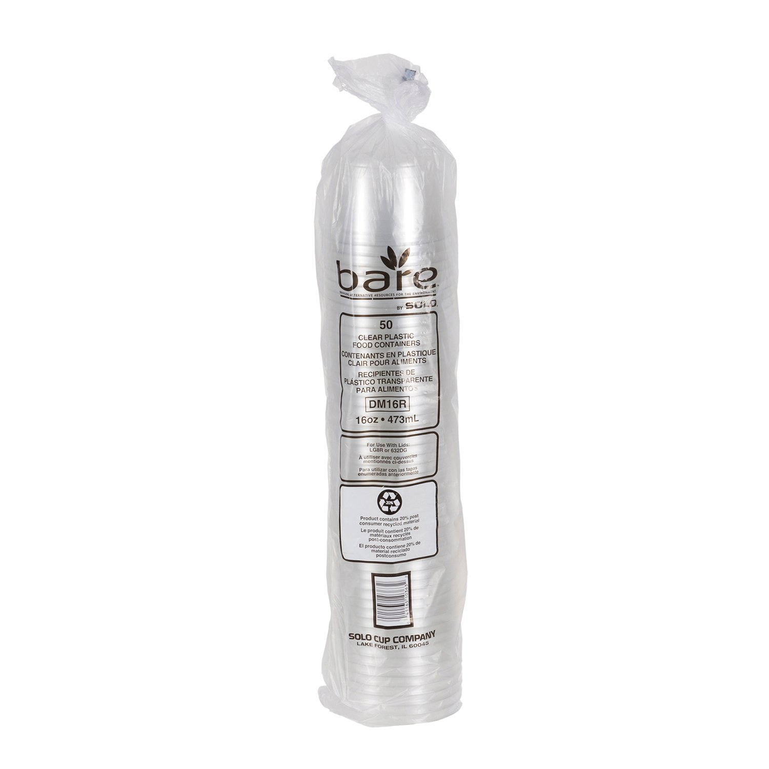 Contenant alimentaire plastique RPET 16 on x50-secondary-image