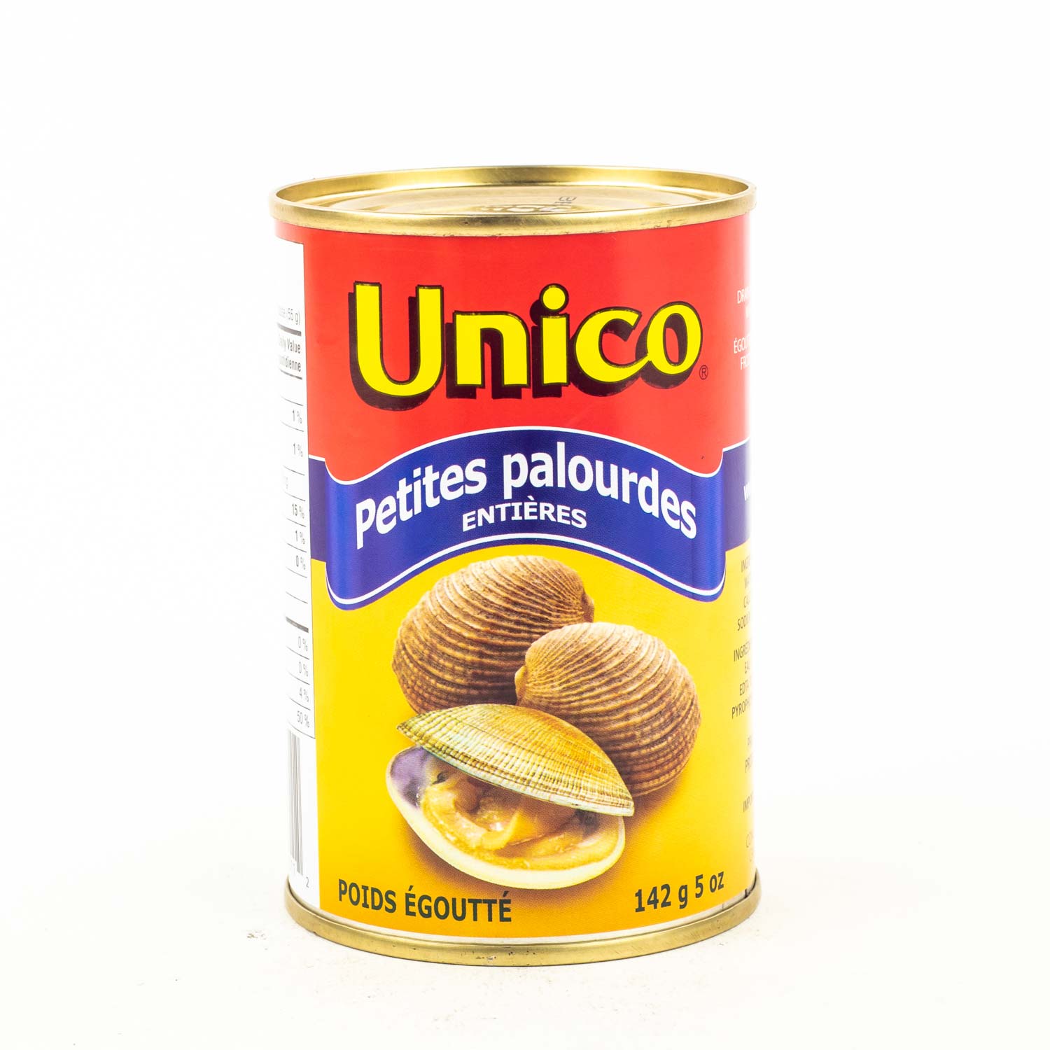 Petites palourdes entières 142 g