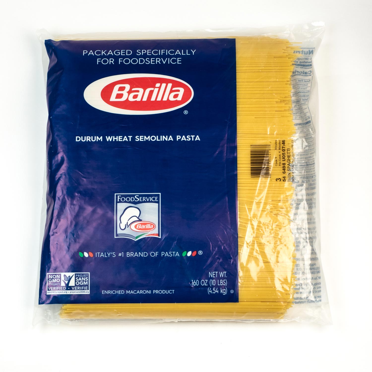 Pâtes spaghettini #3 10 lb